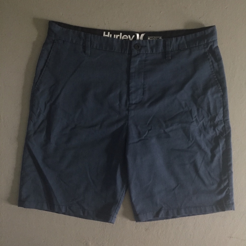 Hurley Nike Dri-Fit Blue Shorts Men's 38
